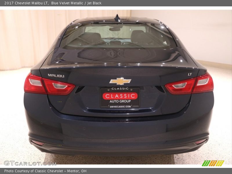 Blue Velvet Metallic / Jet Black 2017 Chevrolet Malibu LT