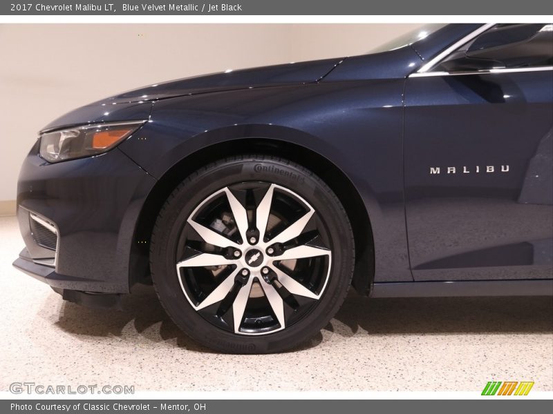 Blue Velvet Metallic / Jet Black 2017 Chevrolet Malibu LT