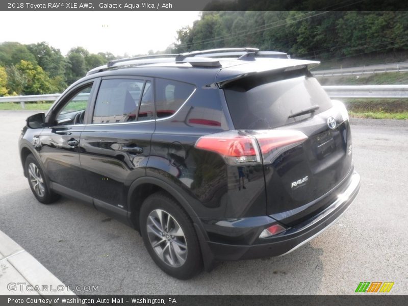 Galactic Aqua Mica / Ash 2018 Toyota RAV4 XLE AWD