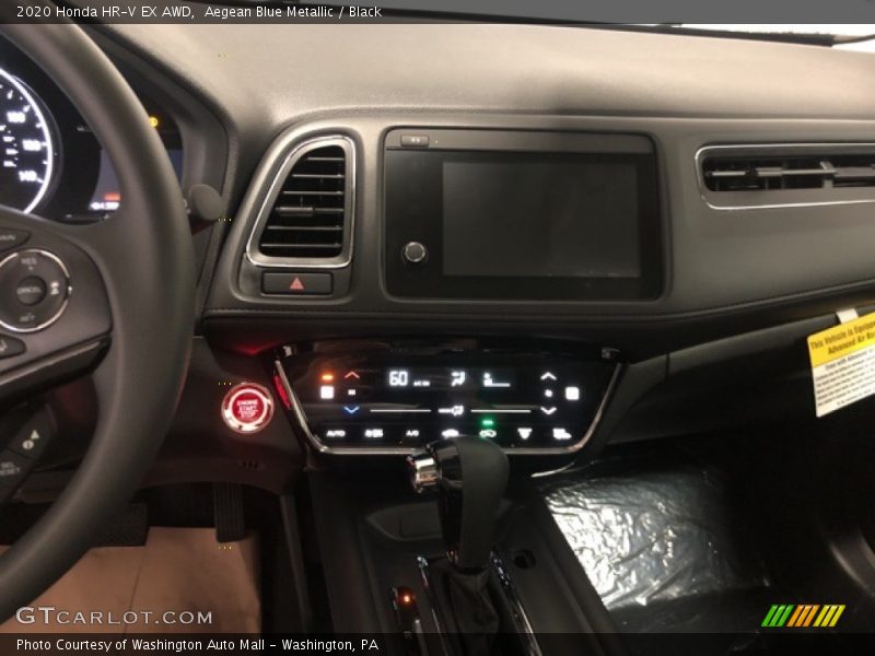 Aegean Blue Metallic / Black 2020 Honda HR-V EX AWD