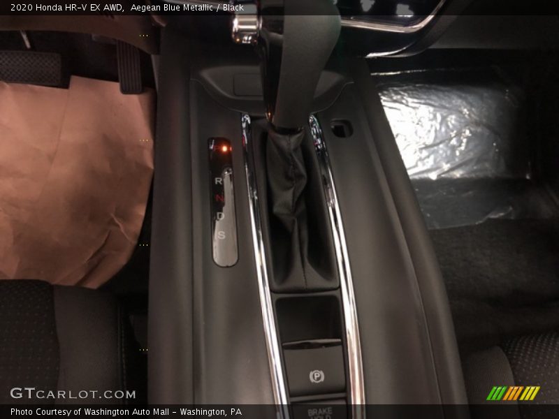 Aegean Blue Metallic / Black 2020 Honda HR-V EX AWD