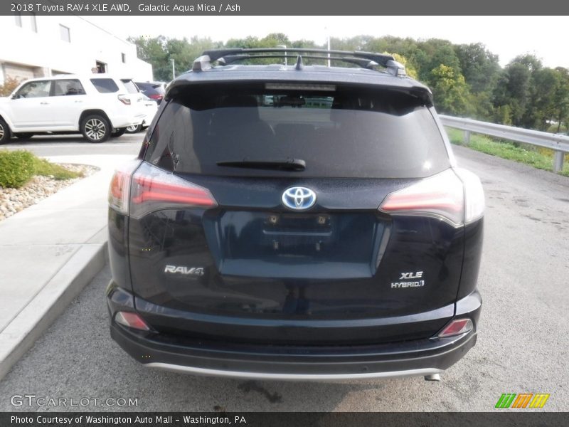 Galactic Aqua Mica / Ash 2018 Toyota RAV4 XLE AWD
