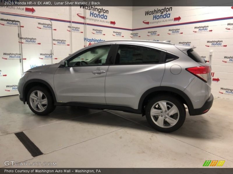 Lunar Silver Metallic / Black 2020 Honda HR-V EX AWD