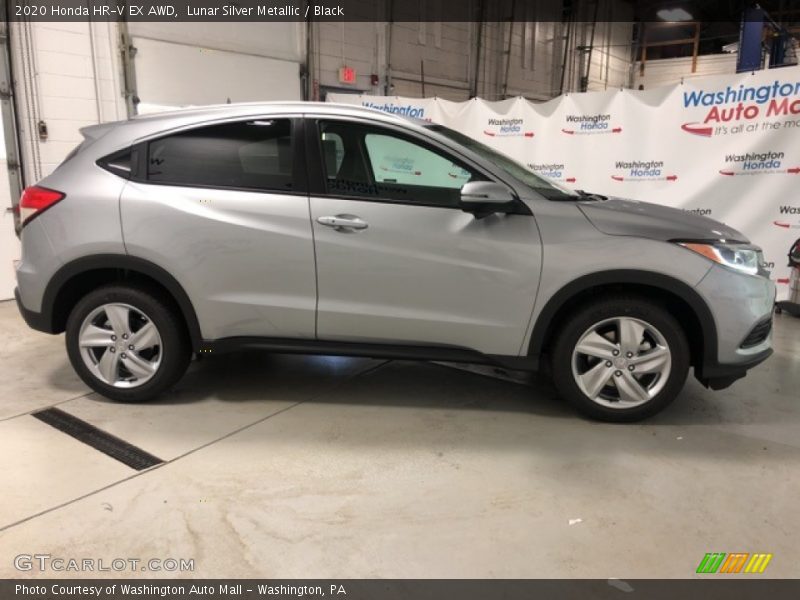 Lunar Silver Metallic / Black 2020 Honda HR-V EX AWD