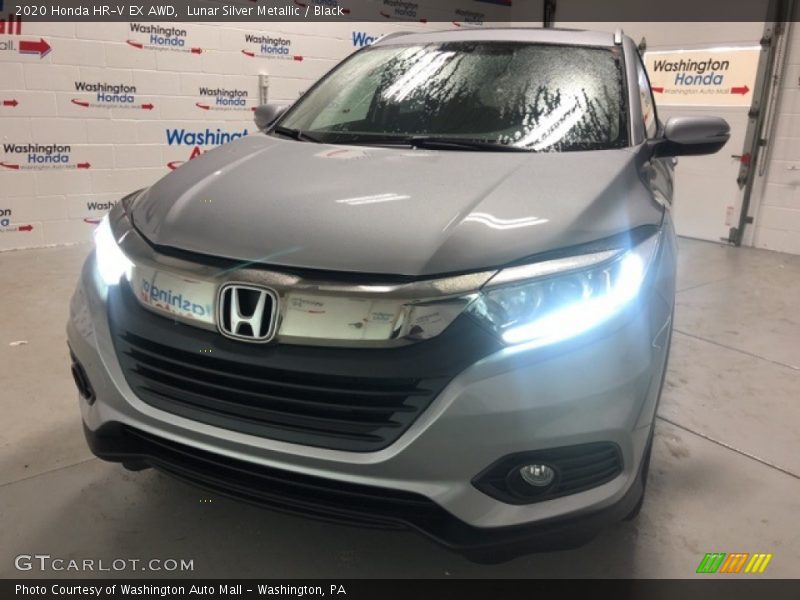 Lunar Silver Metallic / Black 2020 Honda HR-V EX AWD