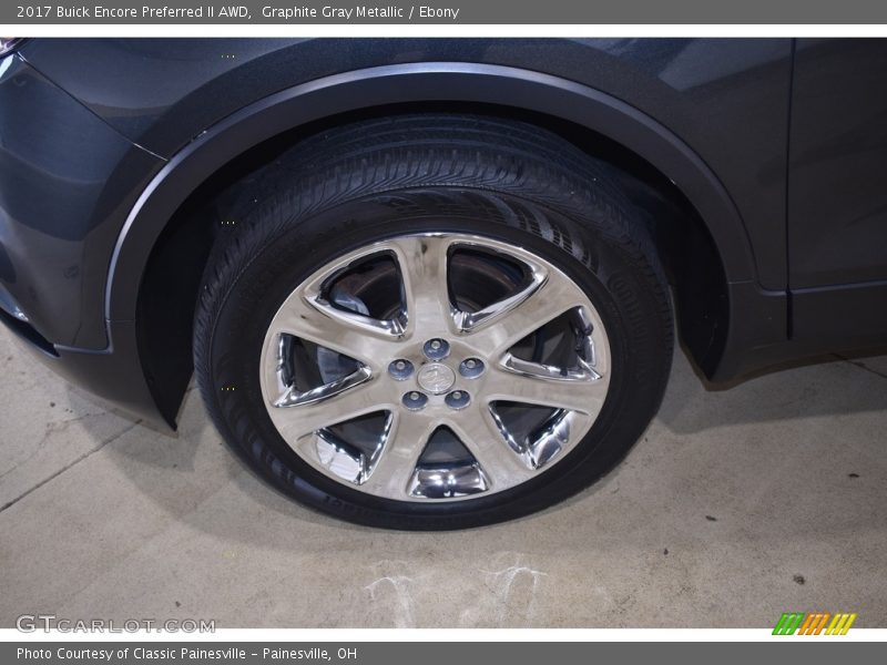 Graphite Gray Metallic / Ebony 2017 Buick Encore Preferred II AWD