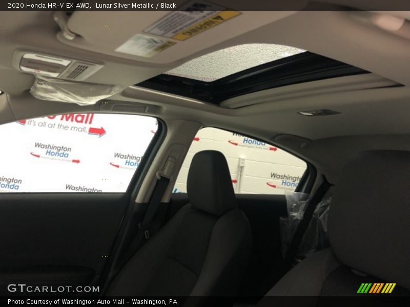 Lunar Silver Metallic / Black 2020 Honda HR-V EX AWD