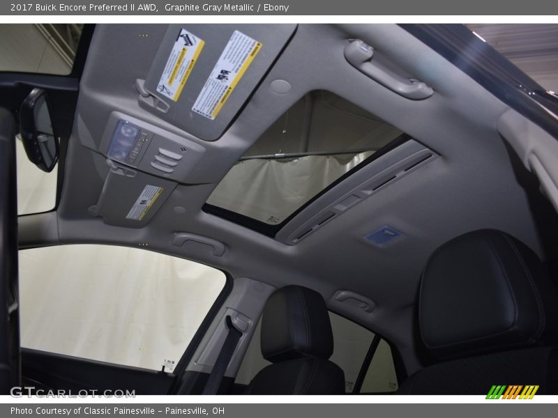 Graphite Gray Metallic / Ebony 2017 Buick Encore Preferred II AWD