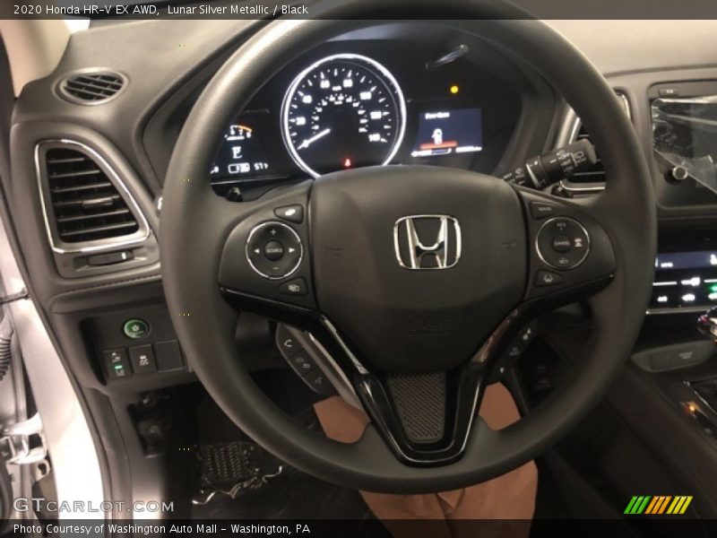 Lunar Silver Metallic / Black 2020 Honda HR-V EX AWD