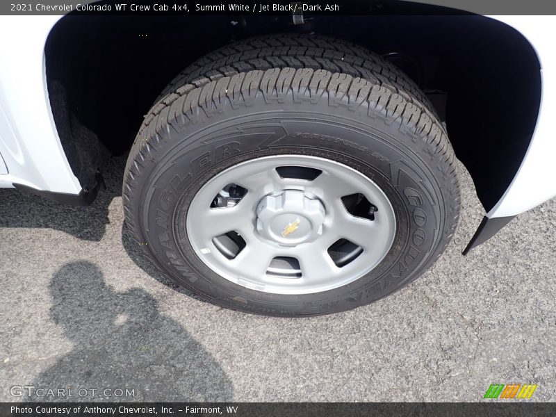 Summit White / Jet Black/­Dark Ash 2021 Chevrolet Colorado WT Crew Cab 4x4