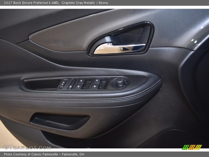 Graphite Gray Metallic / Ebony 2017 Buick Encore Preferred II AWD