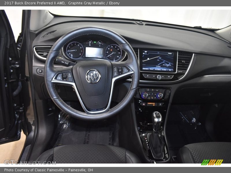 Graphite Gray Metallic / Ebony 2017 Buick Encore Preferred II AWD