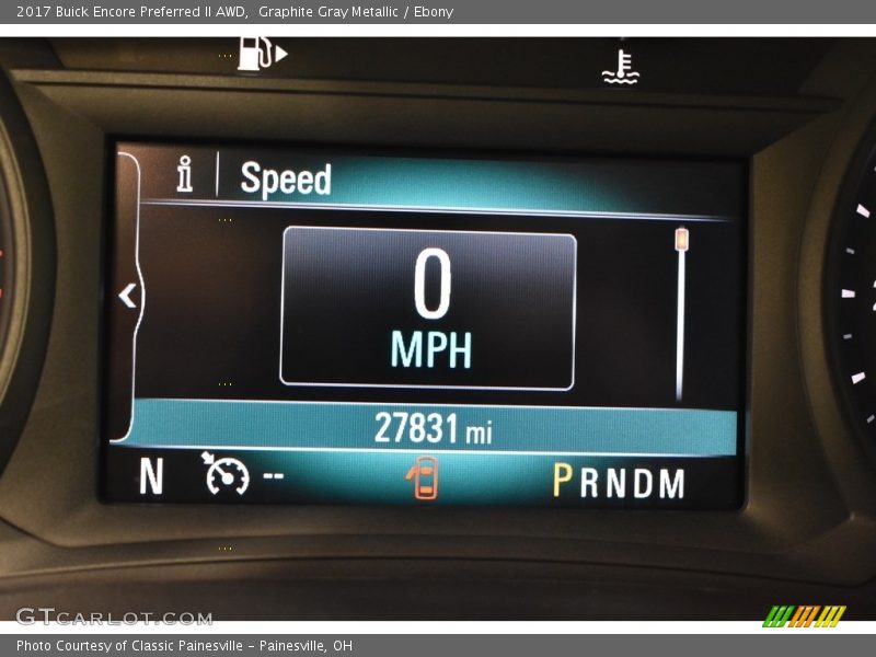 Graphite Gray Metallic / Ebony 2017 Buick Encore Preferred II AWD