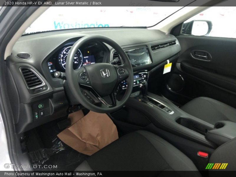 Lunar Silver Metallic / Black 2020 Honda HR-V EX AWD