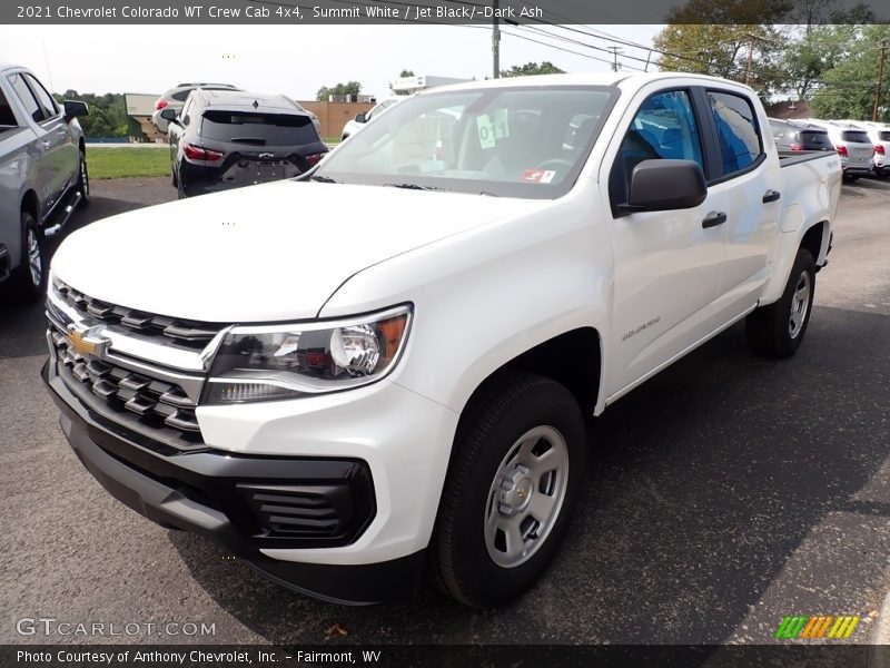 Summit White / Jet Black/­Dark Ash 2021 Chevrolet Colorado WT Crew Cab 4x4