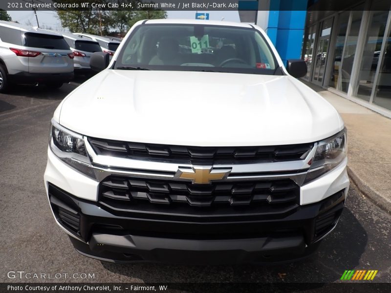 Summit White / Jet Black/­Dark Ash 2021 Chevrolet Colorado WT Crew Cab 4x4