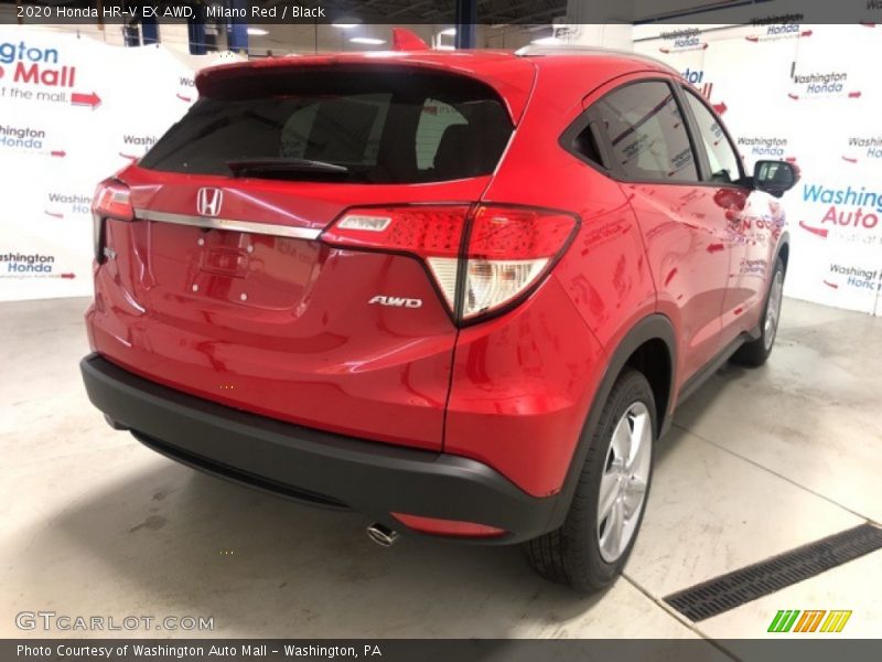 Milano Red / Black 2020 Honda HR-V EX AWD