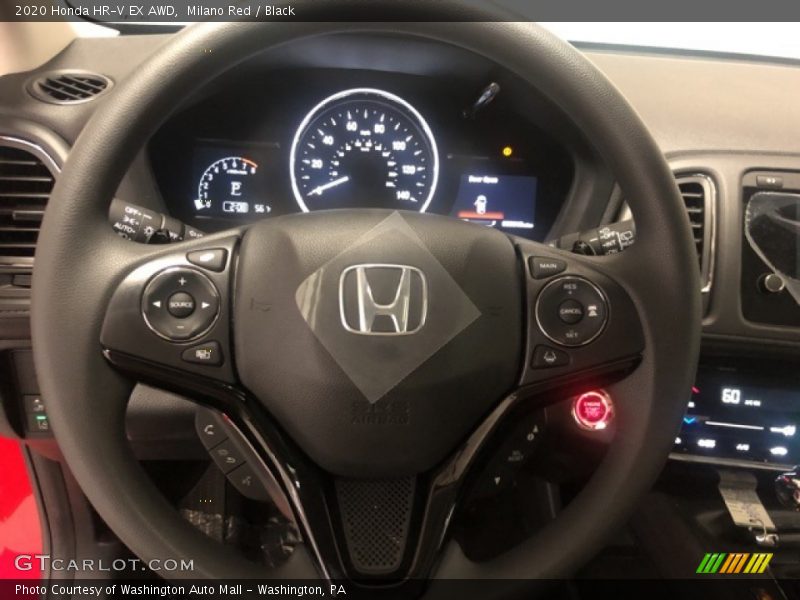 Milano Red / Black 2020 Honda HR-V EX AWD
