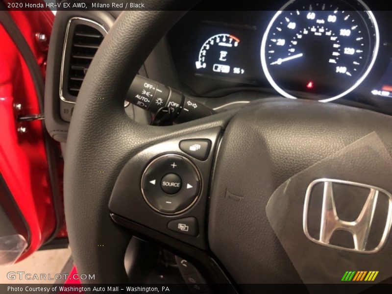 Milano Red / Black 2020 Honda HR-V EX AWD