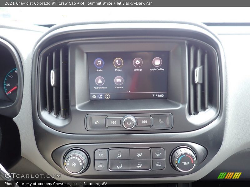 Summit White / Jet Black/­Dark Ash 2021 Chevrolet Colorado WT Crew Cab 4x4