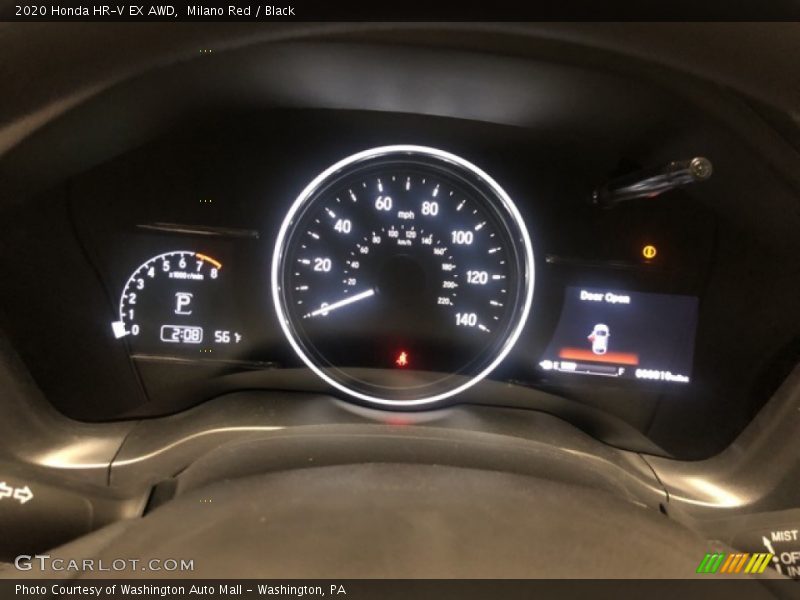 Milano Red / Black 2020 Honda HR-V EX AWD