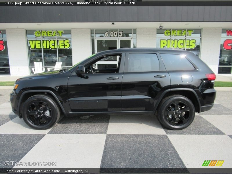 Diamond Black Crystal Pearl / Black 2019 Jeep Grand Cherokee Upland 4x4