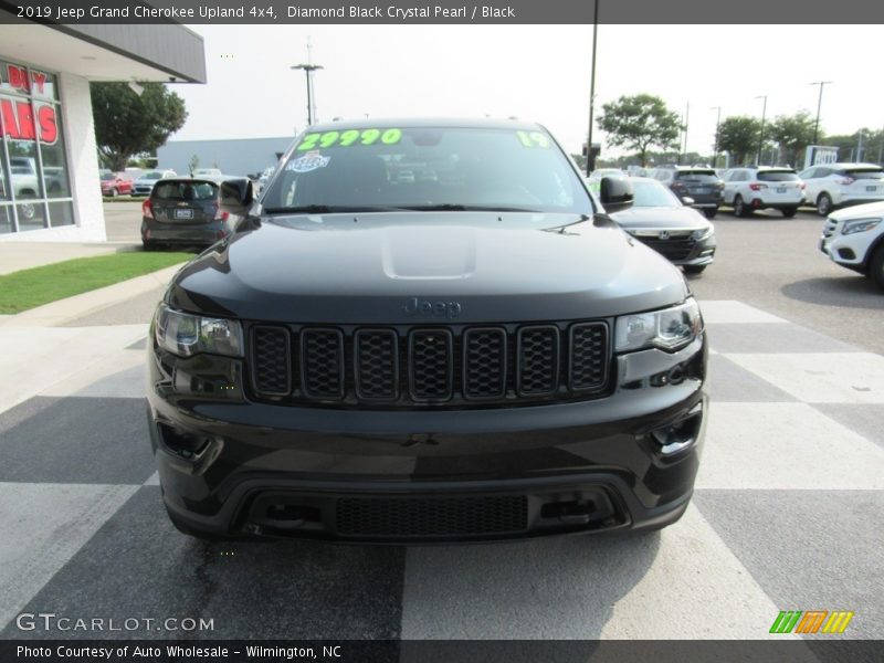 Diamond Black Crystal Pearl / Black 2019 Jeep Grand Cherokee Upland 4x4