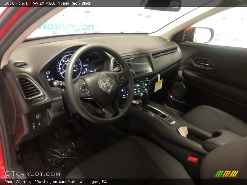 Milano Red / Black 2020 Honda HR-V EX AWD