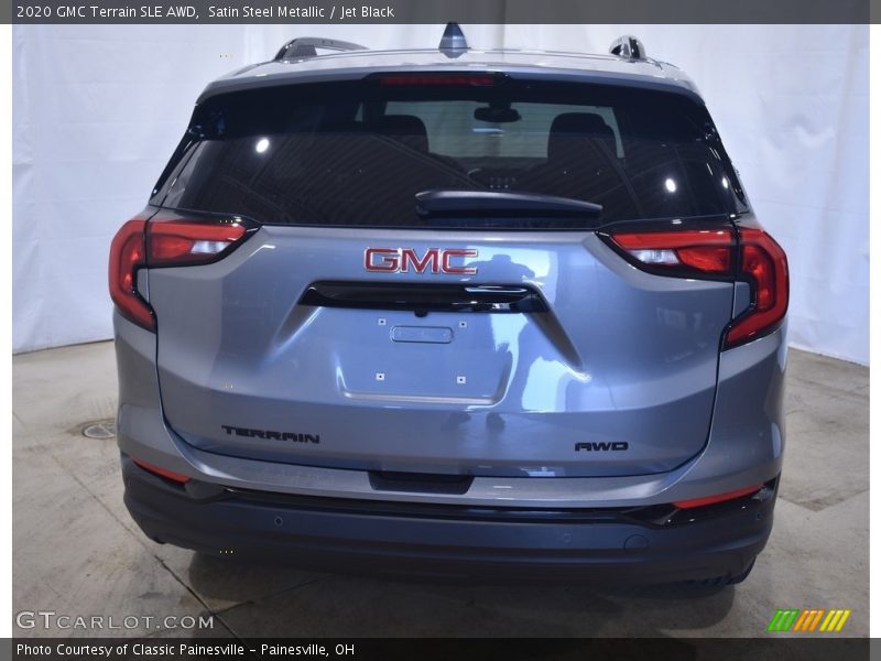 Satin Steel Metallic / Jet Black 2020 GMC Terrain SLE AWD