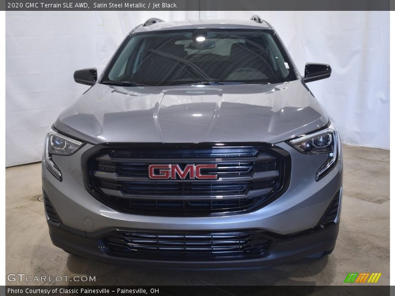 Satin Steel Metallic / Jet Black 2020 GMC Terrain SLE AWD