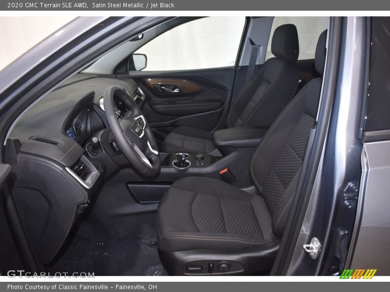 Satin Steel Metallic / Jet Black 2020 GMC Terrain SLE AWD