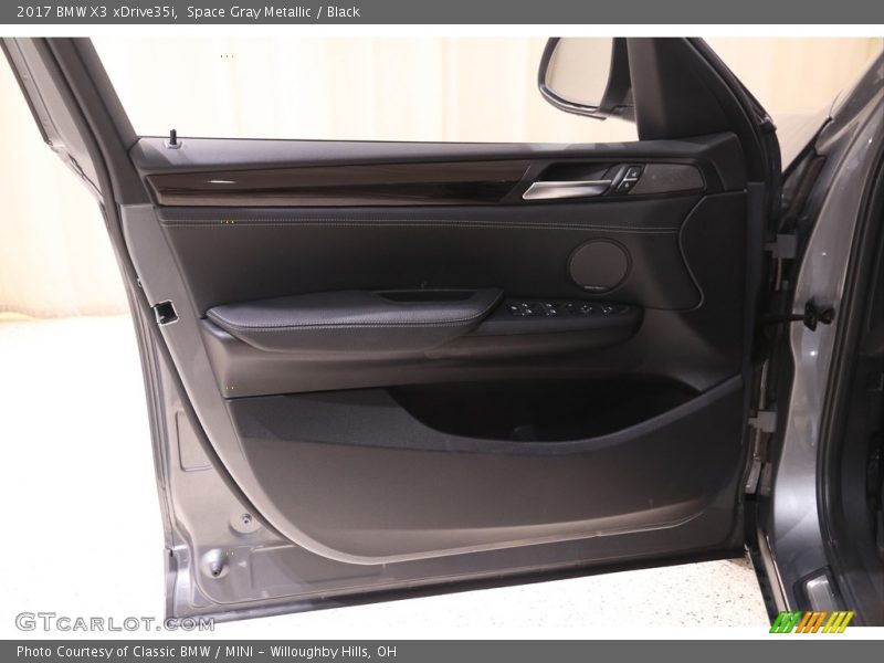 Space Gray Metallic / Black 2017 BMW X3 xDrive35i