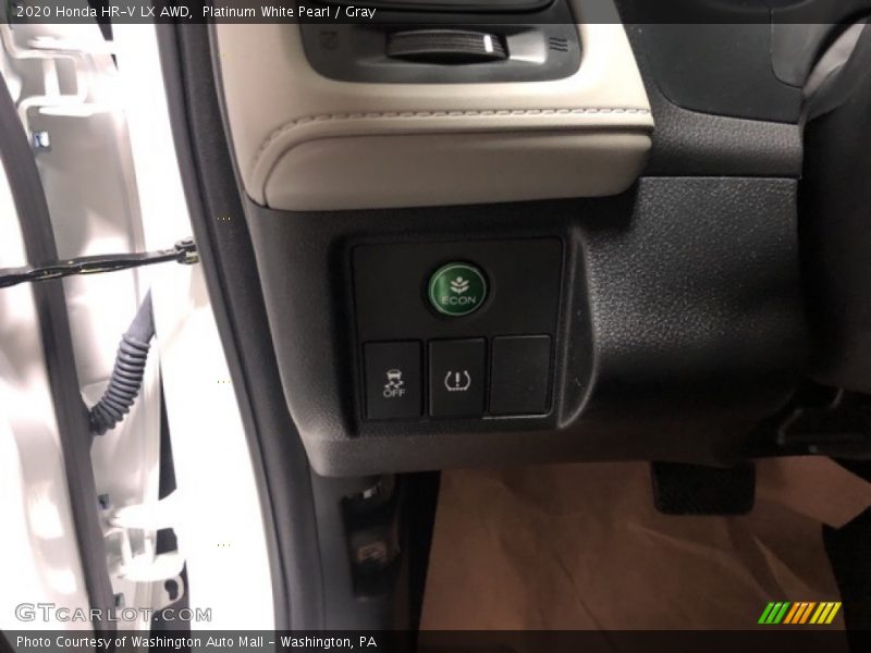 Platinum White Pearl / Gray 2020 Honda HR-V LX AWD