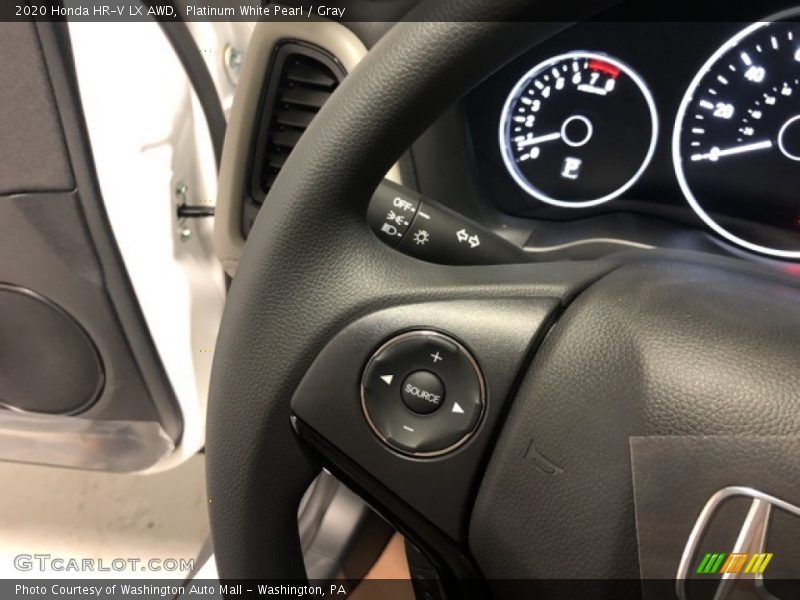 Platinum White Pearl / Gray 2020 Honda HR-V LX AWD