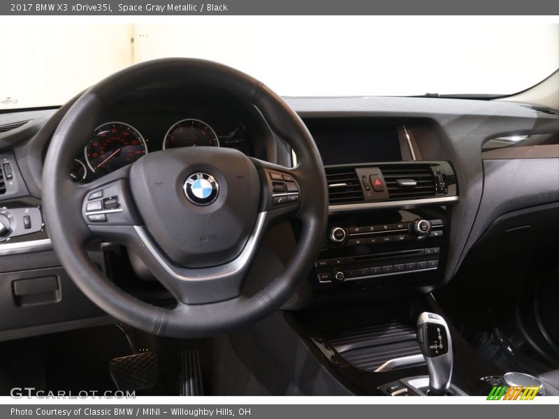 Space Gray Metallic / Black 2017 BMW X3 xDrive35i