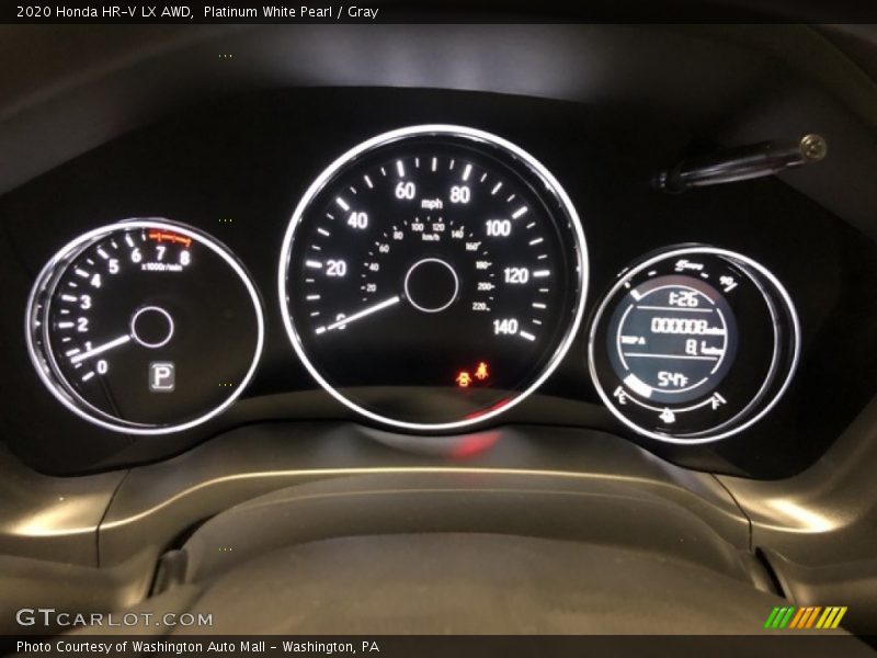 Platinum White Pearl / Gray 2020 Honda HR-V LX AWD
