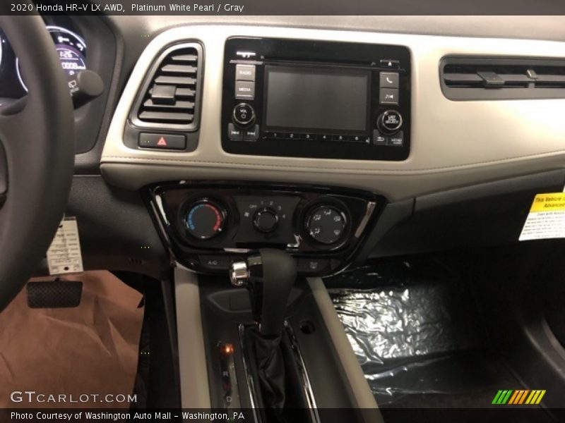 Platinum White Pearl / Gray 2020 Honda HR-V LX AWD
