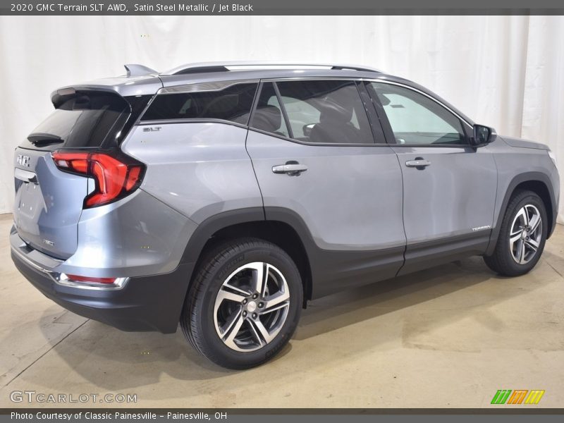 Satin Steel Metallic / Jet Black 2020 GMC Terrain SLT AWD