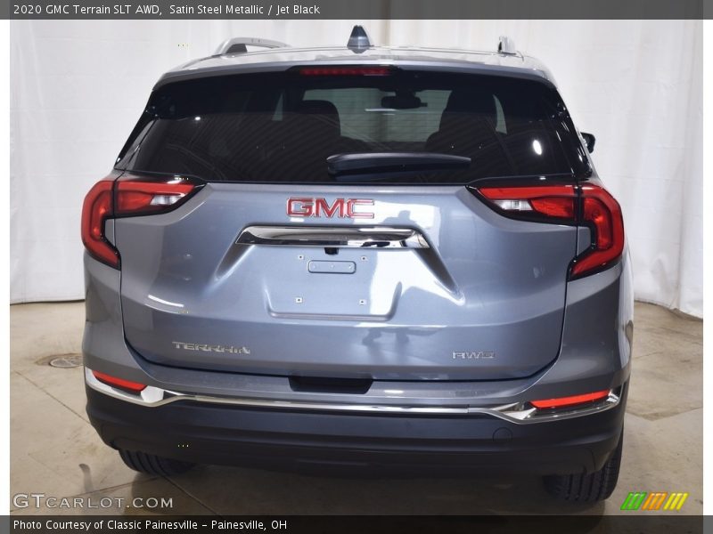 Satin Steel Metallic / Jet Black 2020 GMC Terrain SLT AWD