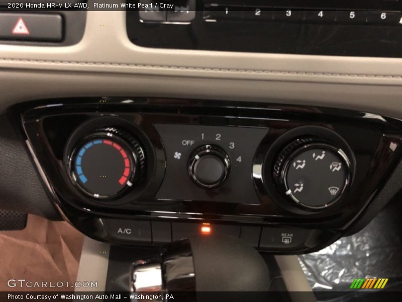 Platinum White Pearl / Gray 2020 Honda HR-V LX AWD