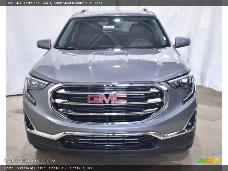 Satin Steel Metallic / Jet Black 2020 GMC Terrain SLT AWD