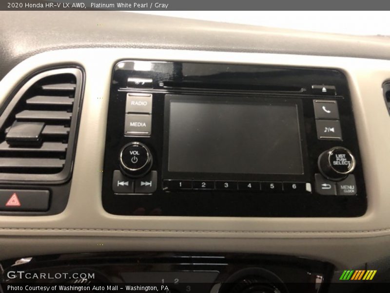 Platinum White Pearl / Gray 2020 Honda HR-V LX AWD