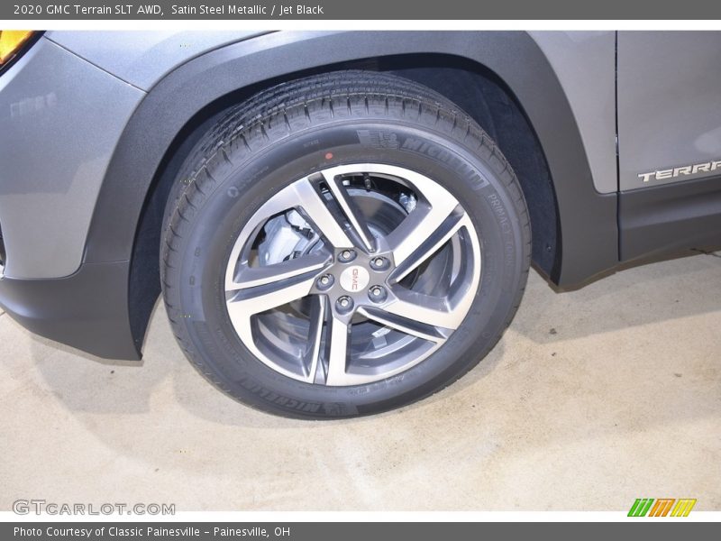 Satin Steel Metallic / Jet Black 2020 GMC Terrain SLT AWD