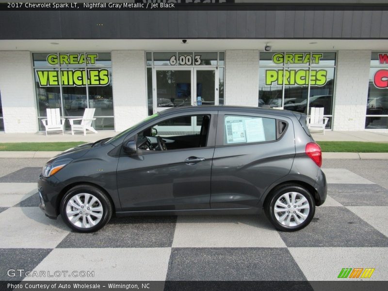 Nightfall Gray Metallic / Jet Black 2017 Chevrolet Spark LT