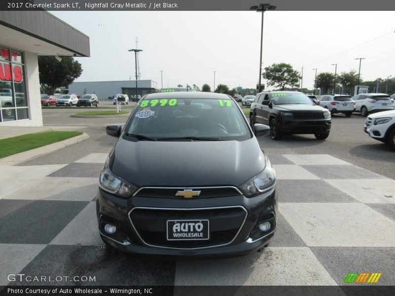 Nightfall Gray Metallic / Jet Black 2017 Chevrolet Spark LT