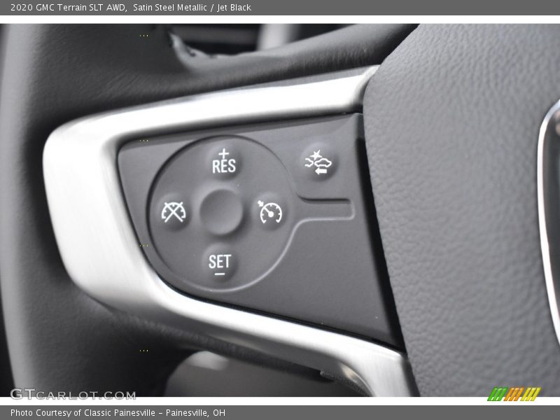 Satin Steel Metallic / Jet Black 2020 GMC Terrain SLT AWD