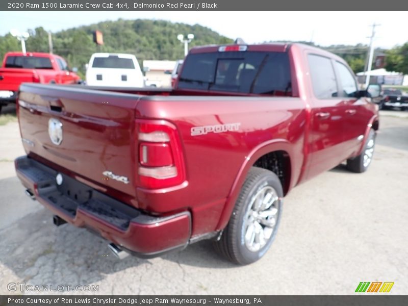 Delmonico Red Pearl / Black 2020 Ram 1500 Laramie Crew Cab 4x4