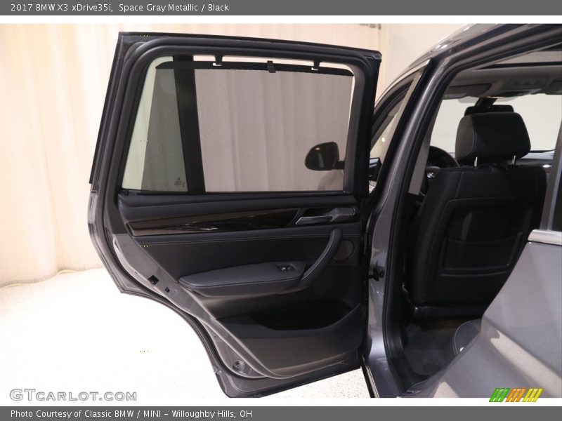 Space Gray Metallic / Black 2017 BMW X3 xDrive35i