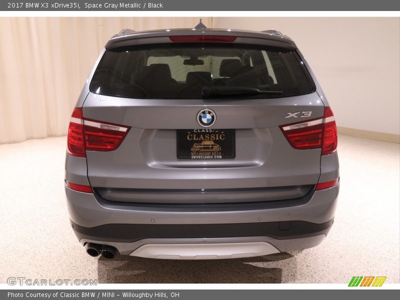 Space Gray Metallic / Black 2017 BMW X3 xDrive35i