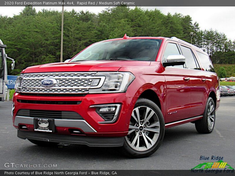 Rapid Red / Medium Soft Ceramic 2020 Ford Expedition Platinum Max 4x4